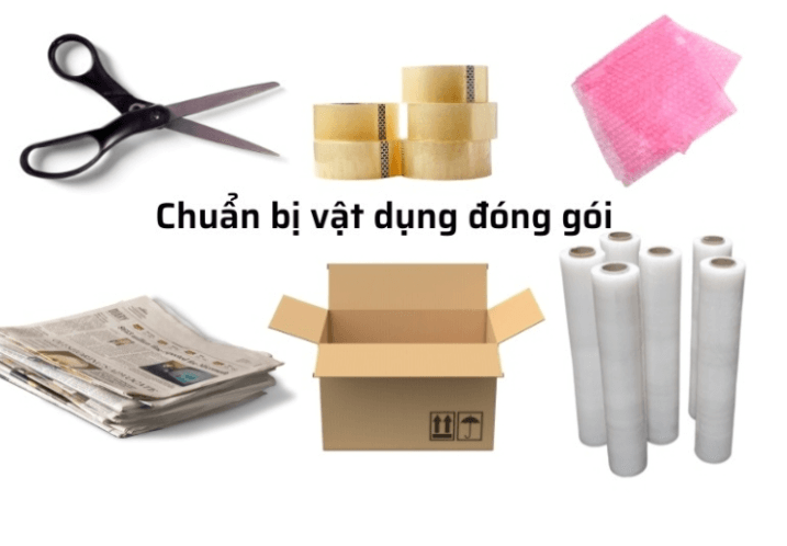 Cách đóng gói từng loại đồ đạc khi chuyển nhà