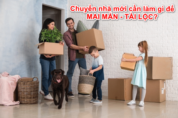 Mang theo vật phẩm may mắn khi vào nhà mới